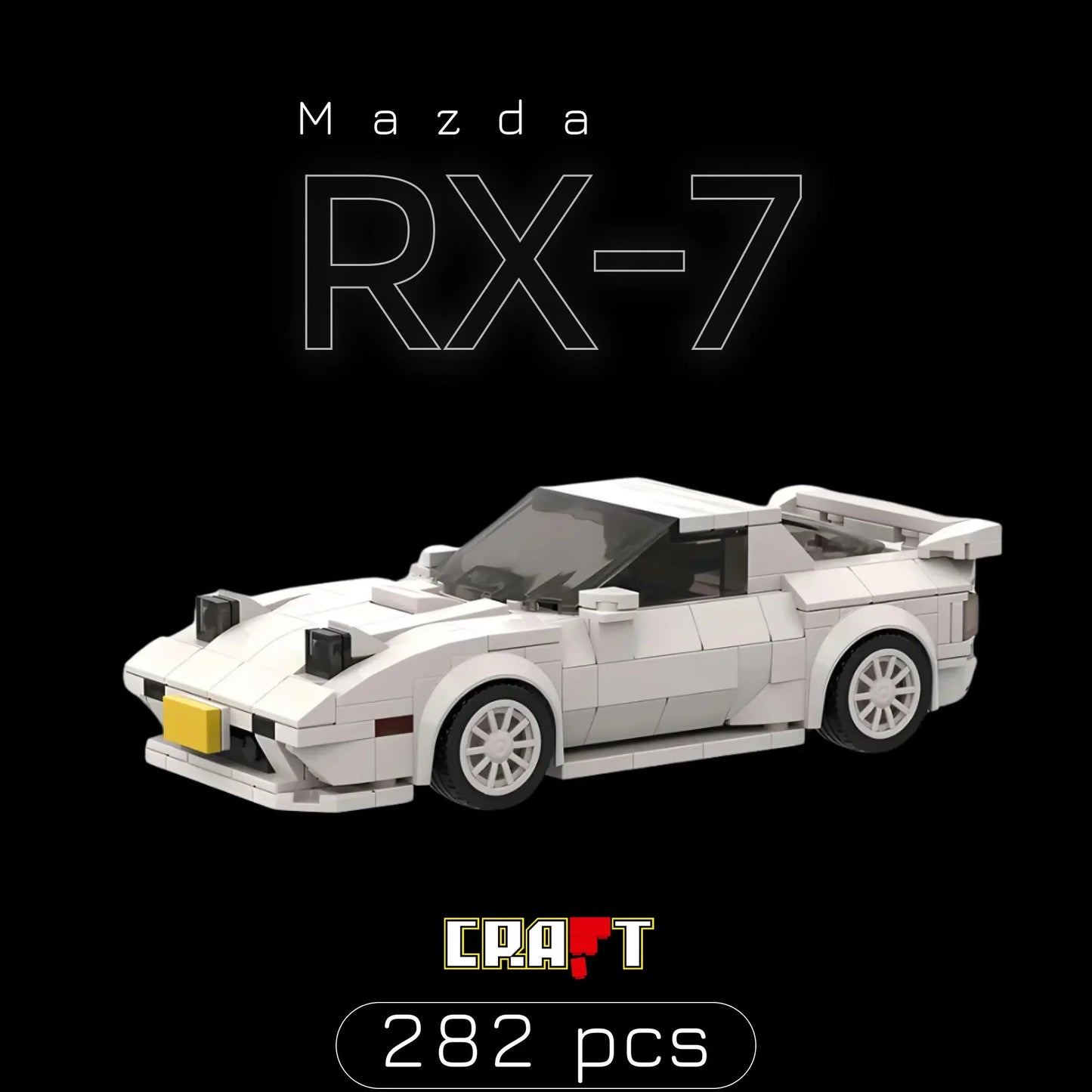 Mazda RX-7 (282 pçs) - Brics Craft