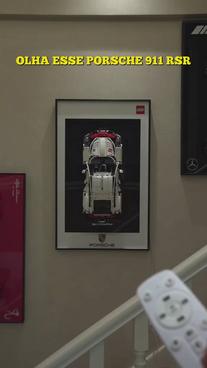 (76% OFF) Porsche 911 RSR com Motor Boxer de 6 Cilindros (1580 peças)