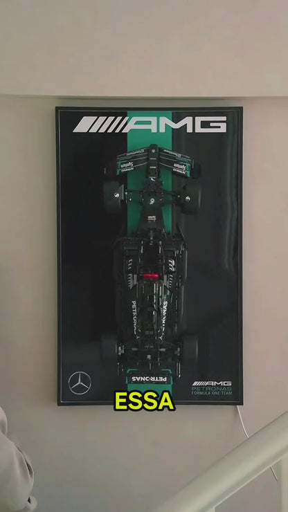 (74% OFF) F1 do HEPTACAMPEÃO MUNDIAL Lewis Hamilton (1642 peças)