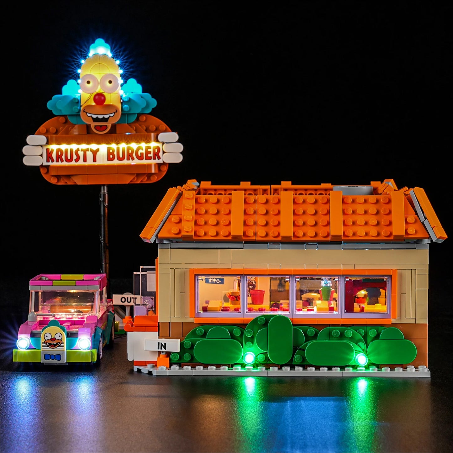 Iluminação para Os Simpsons - Krusty Burger