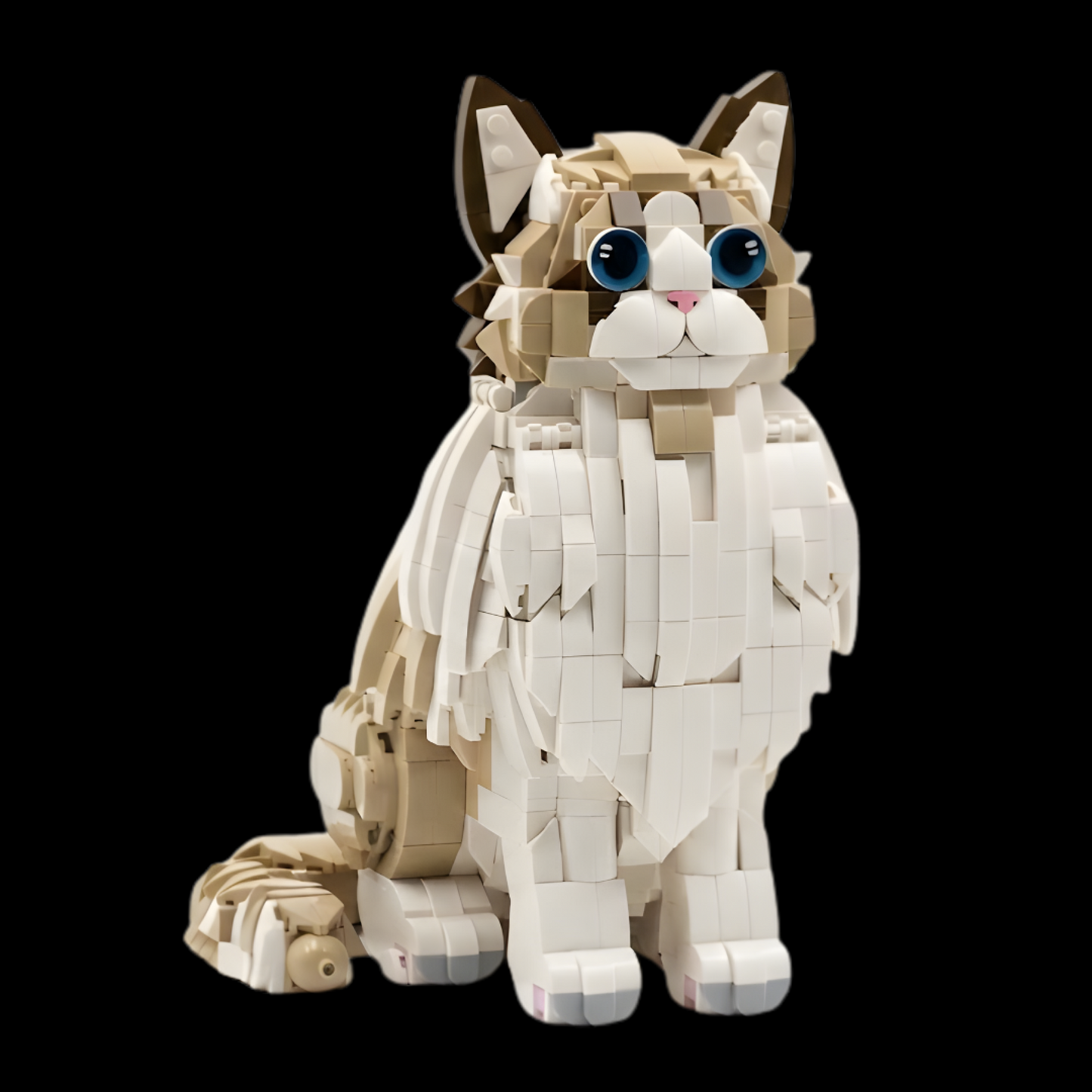 O Companheiro Perfeito: Gato Ragdoll (1438 peças)