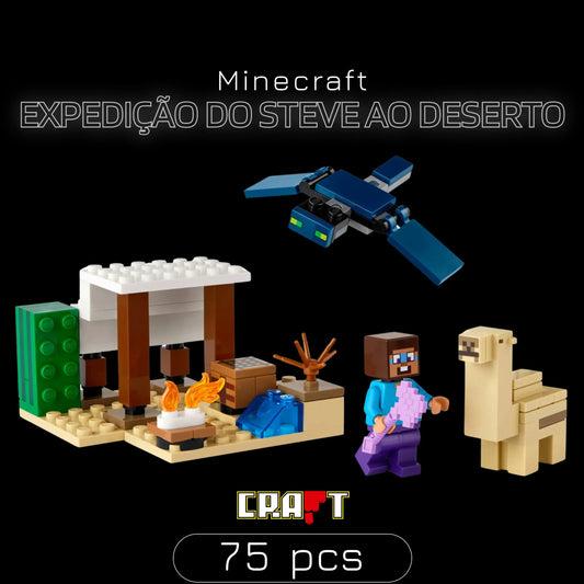 Minecraft - Expedição do Steve ao Deserto (75 peças)