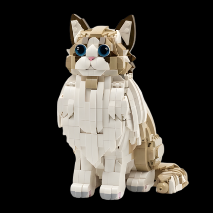 O Companheiro Perfeito: Gato Ragdoll (1438 peças)