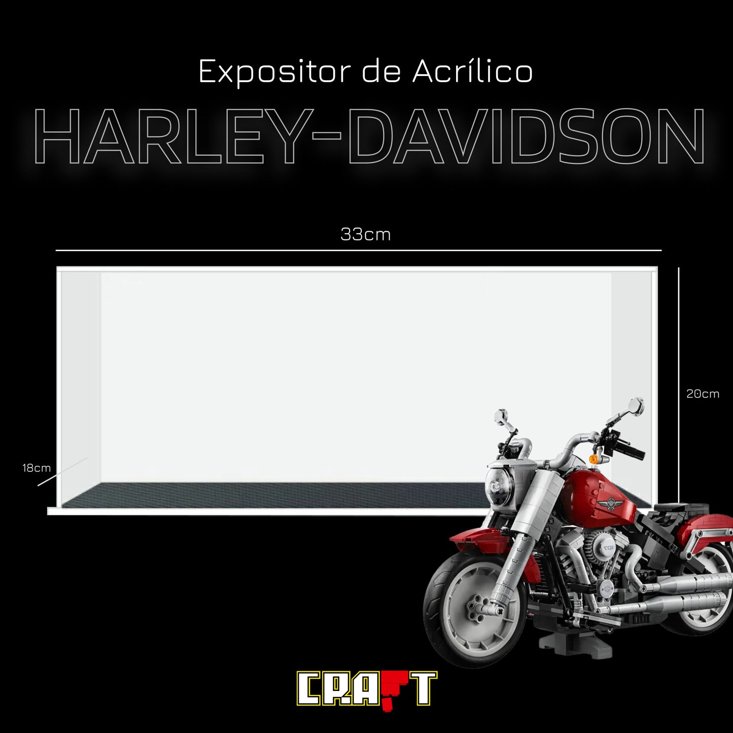 Expositor de Acrílico - Harley-Davidson (1023 peças)