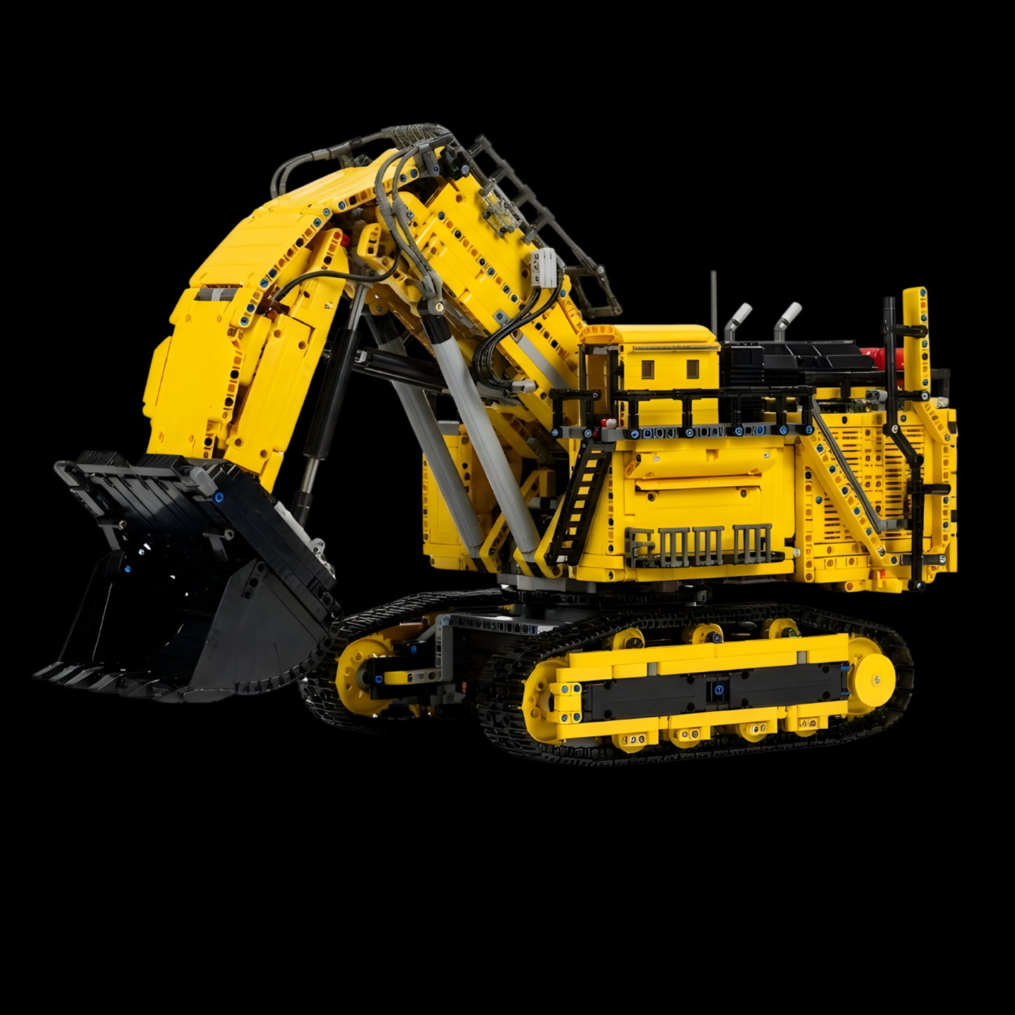 Escavadeira - Liebherr R 9800 Amarela (4767 peças)