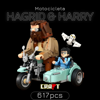 Hagrid & Harry's Motocicleta - Harry Potter (617 peças)