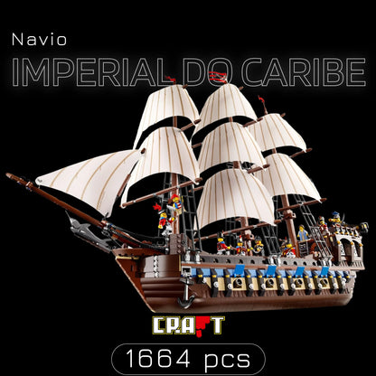 Navio Imperial do Caribe (1664 peças)
