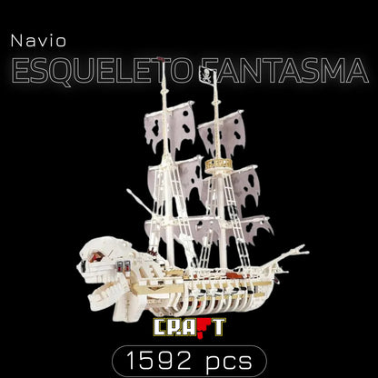 Navio Esqueleto Fantasma (1592 peças)
