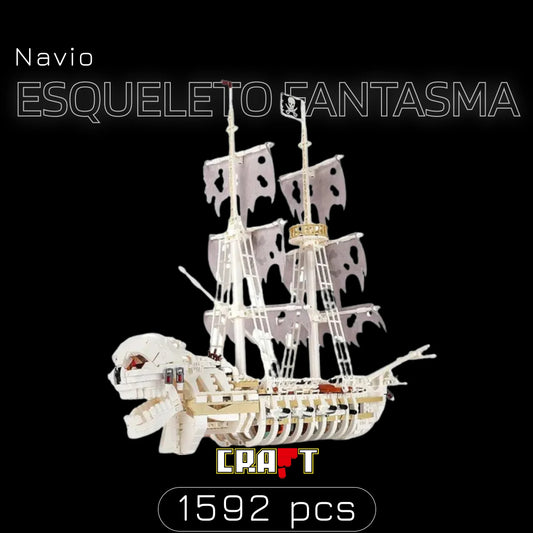 Navio Esqueleto Fantasma (1592 peças)