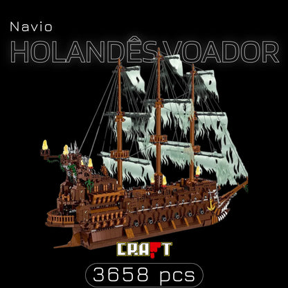 Navio Holandês Voador (3658 peças)