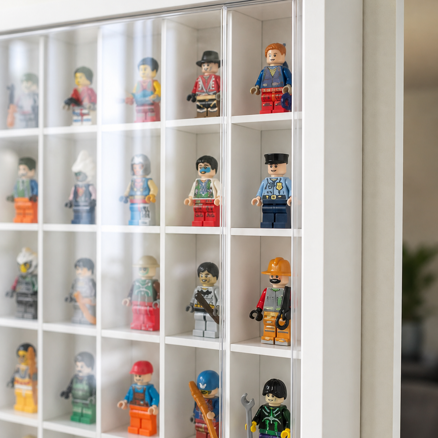Expositor de Acrílico - 50 Minifiguras