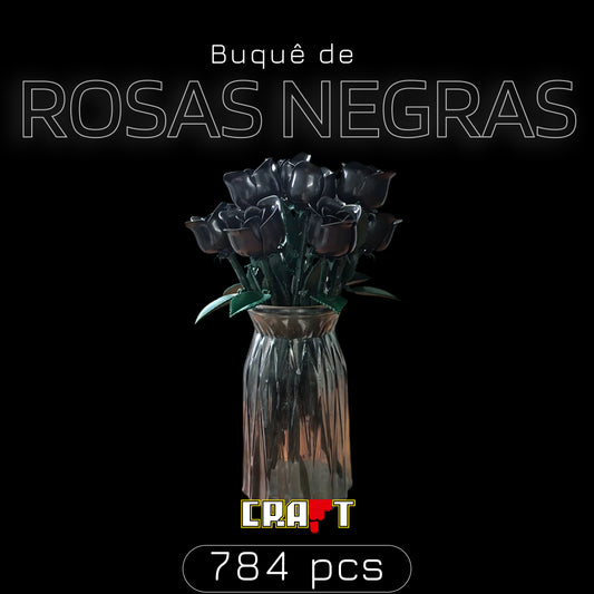 Buquê de Rosas negras (784 peças)