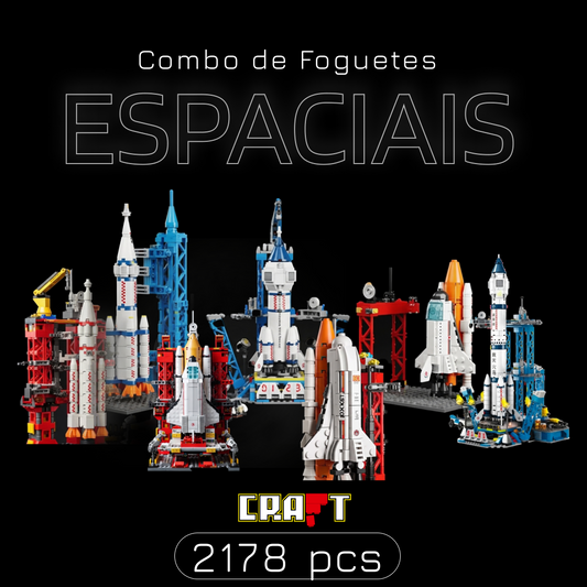 Combo de Foguetes Espaciais (2178 peças)