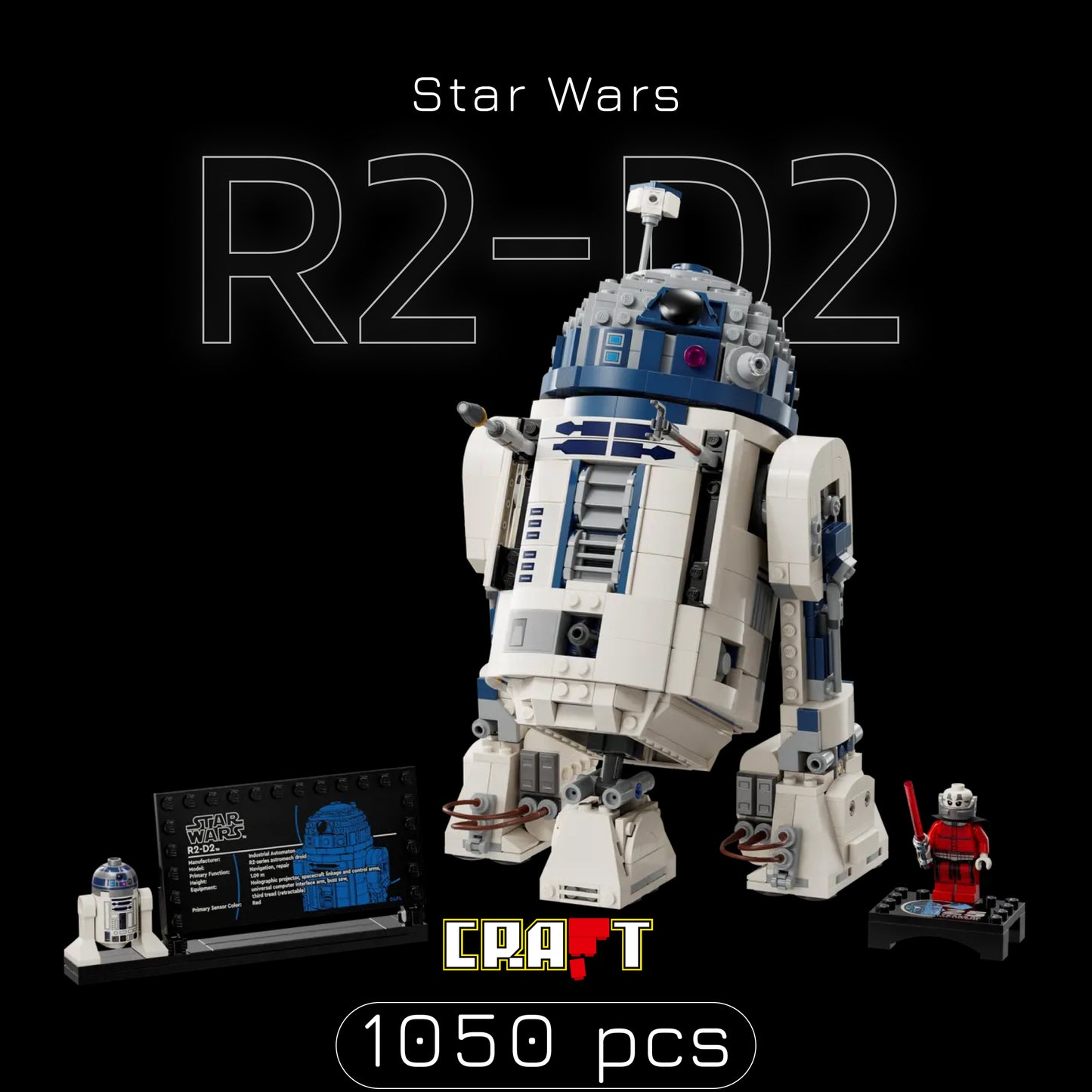Star Wars - R2-D2 (1050 peças)
