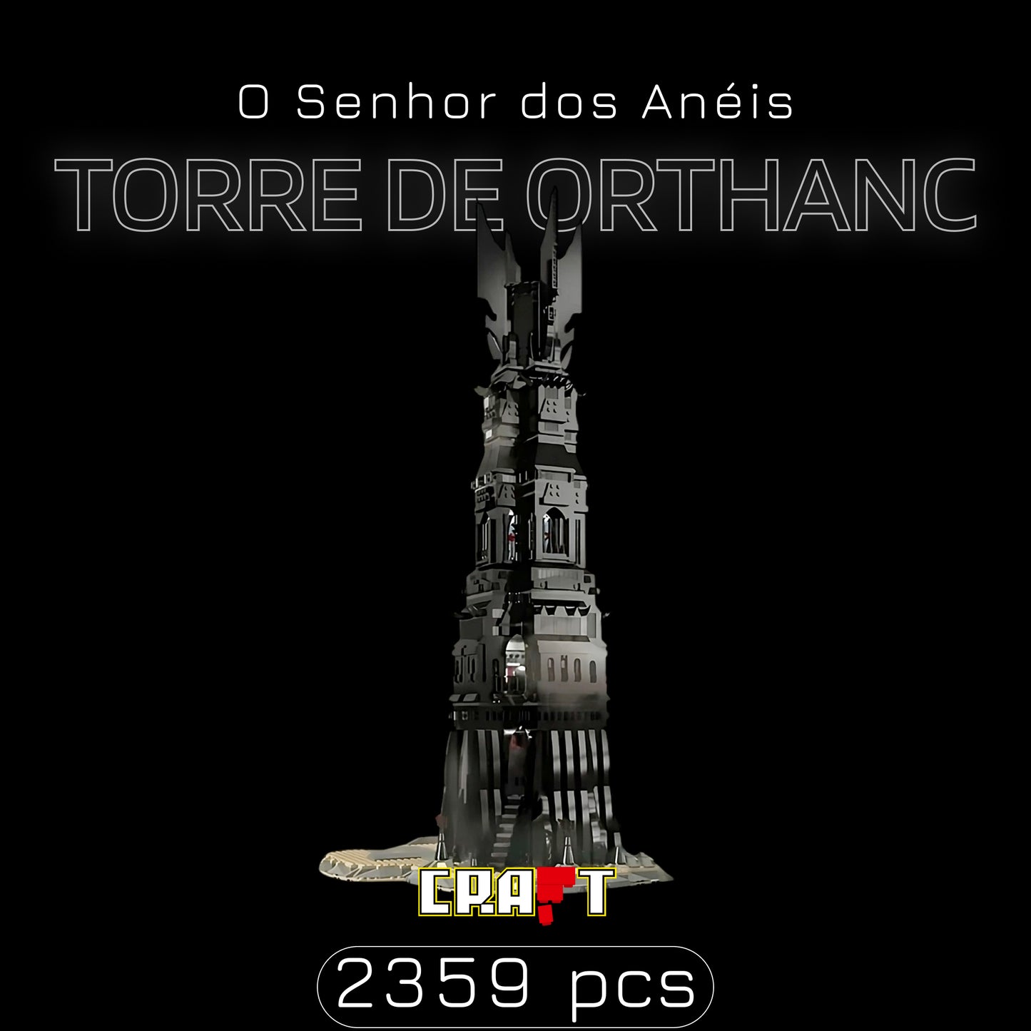 O Senhor dos Anéis - Torre de Orthanc (2359 peças)