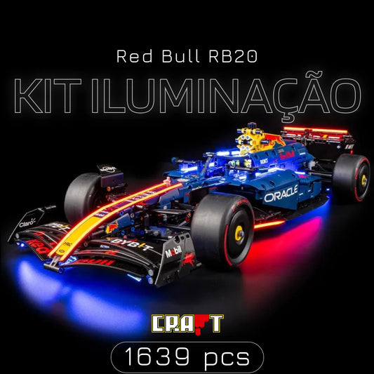 Iluminação para o Oracle Red Bull RB20