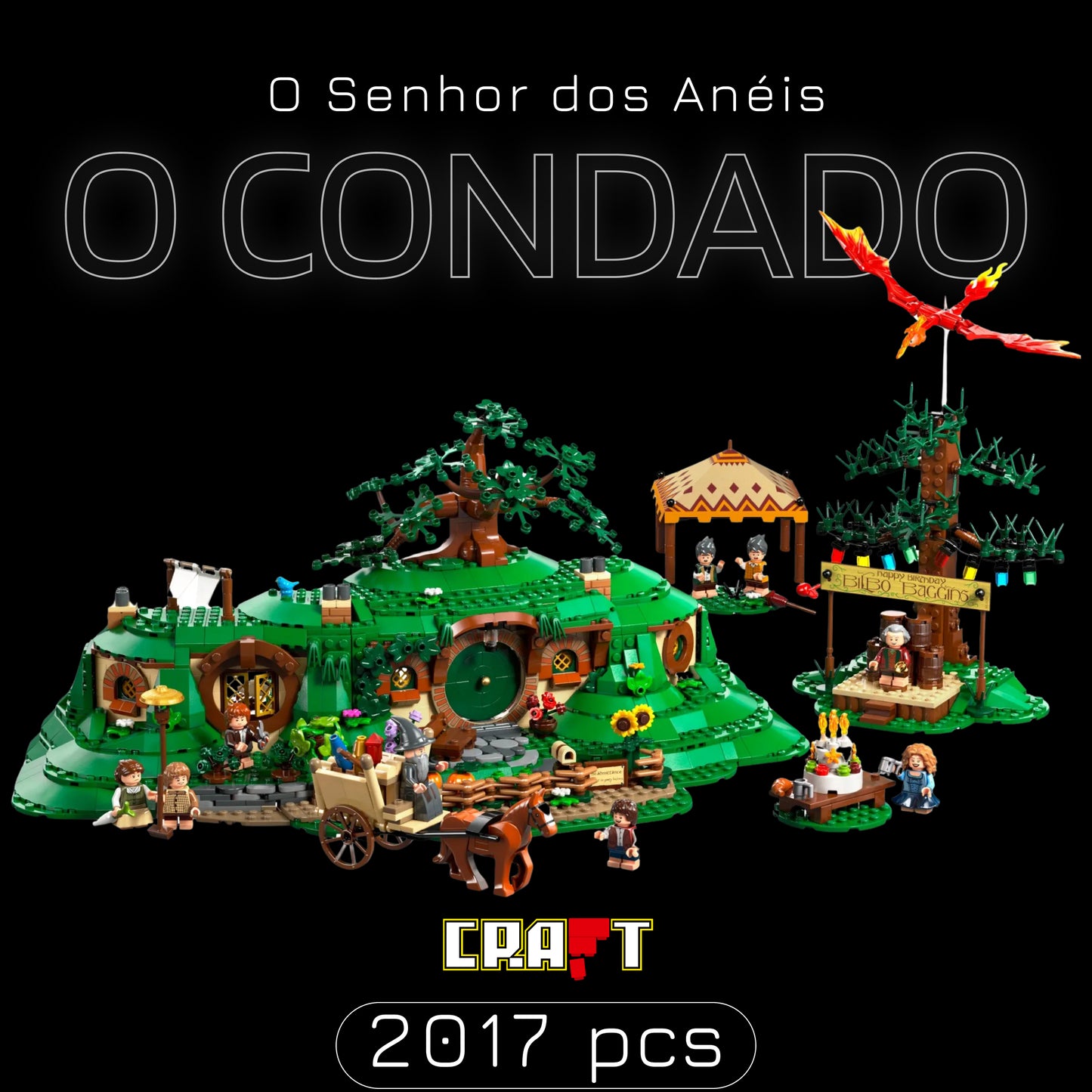 O Senhor dos Anéis - O Condado (2017 peças)