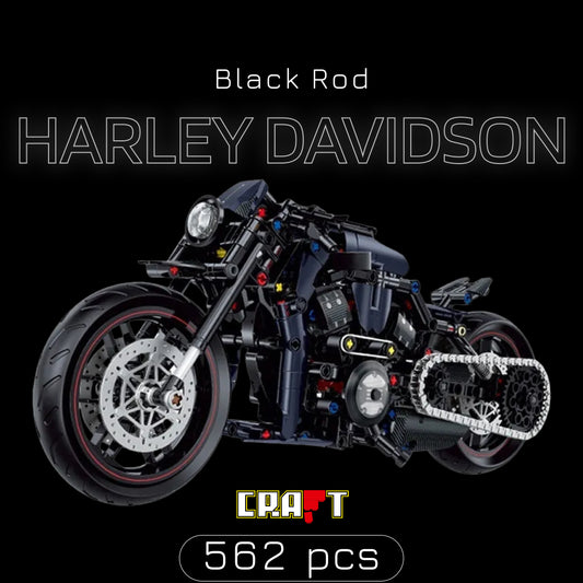 Harley Davidson Black Rod (562 peças)