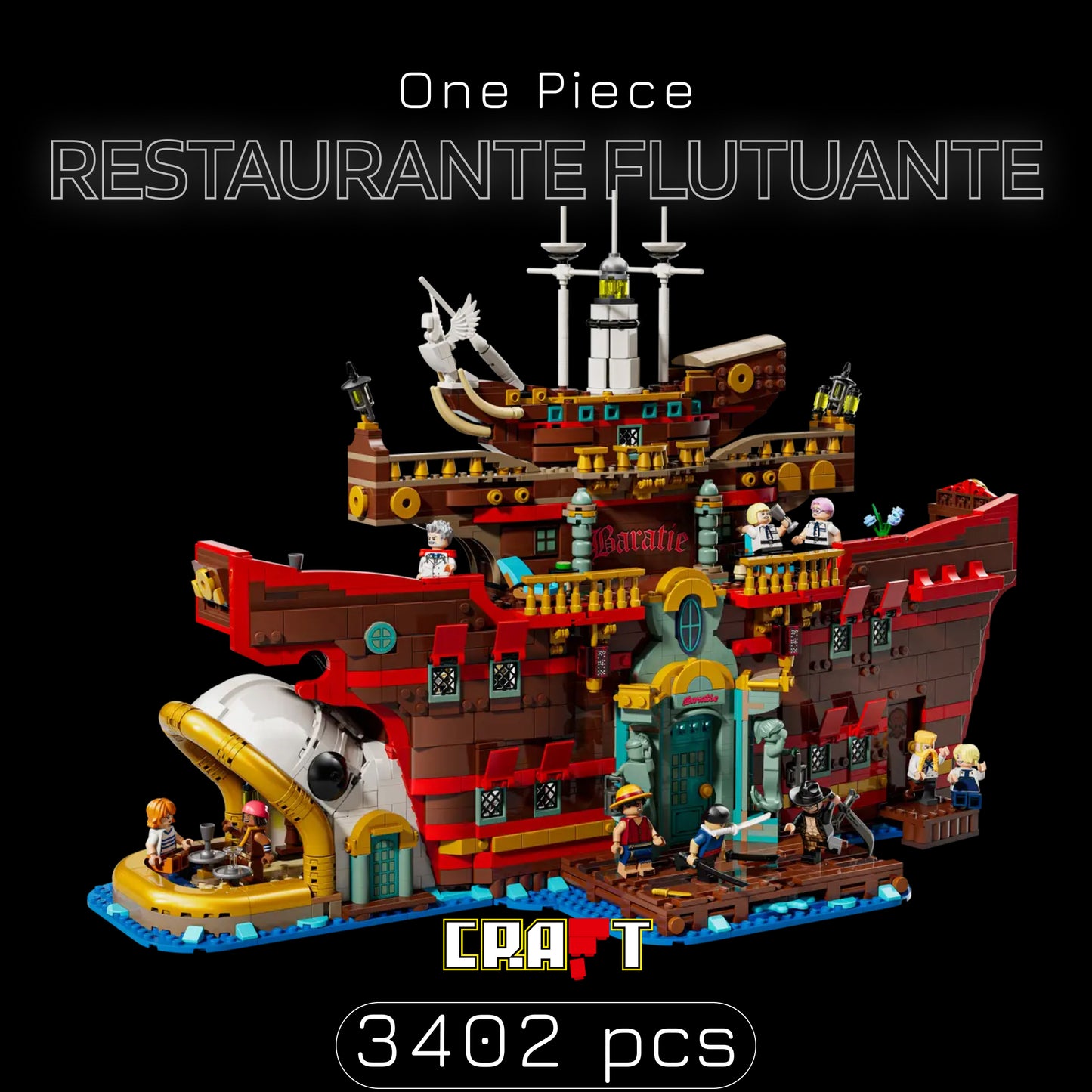 (31% OFF) One Piece - Restaurante Flutuante (3402 peças)