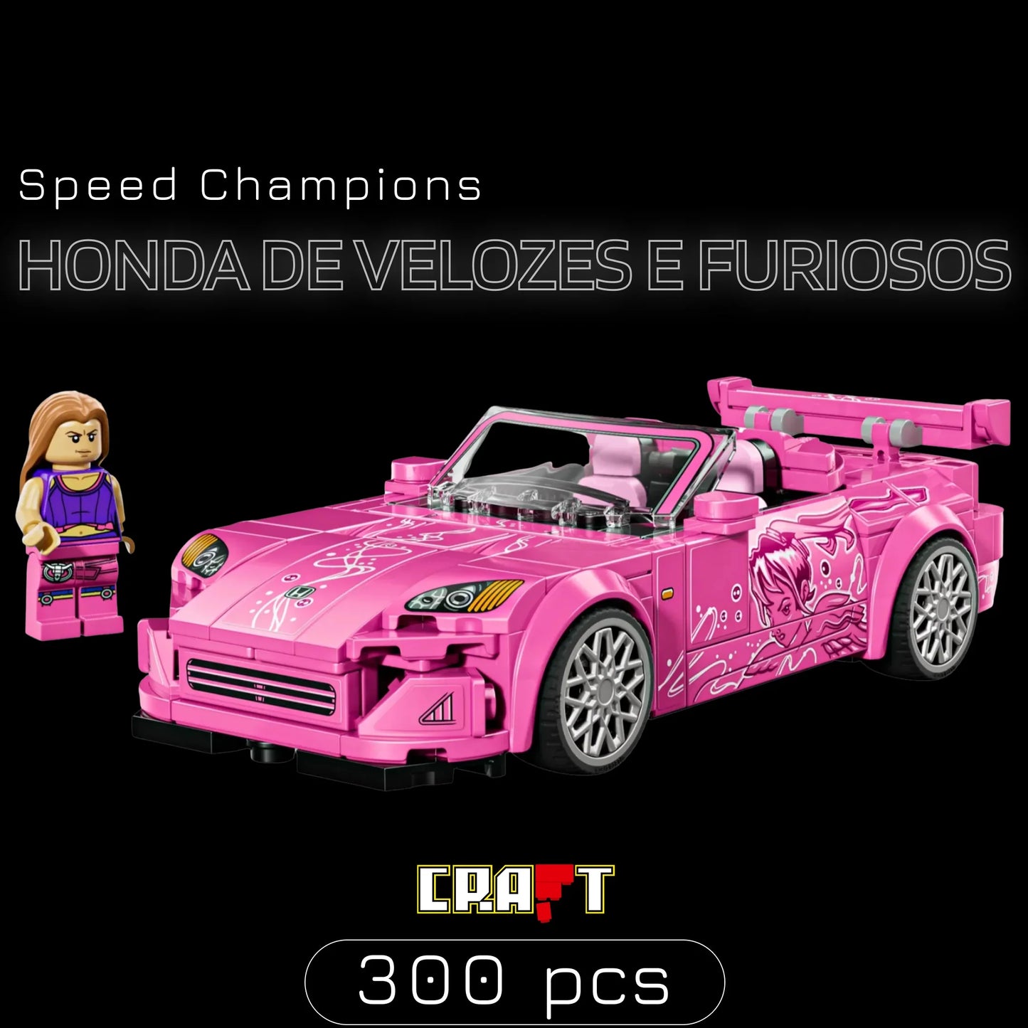 Speed Champions - Honda S2000 de Velozes e Furiosos (300 peças)
