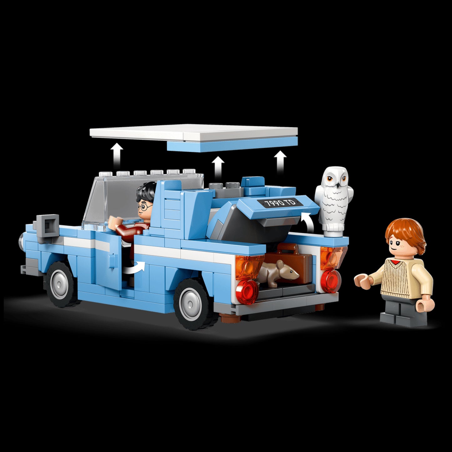 Ford Anglia voador do Harry Potter (165 peças)