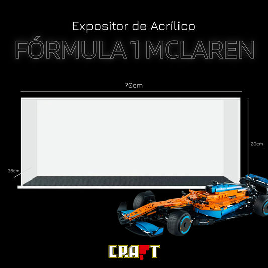 Expositor de Acrílico - Fórmula 1 McLaren (1432 peças)