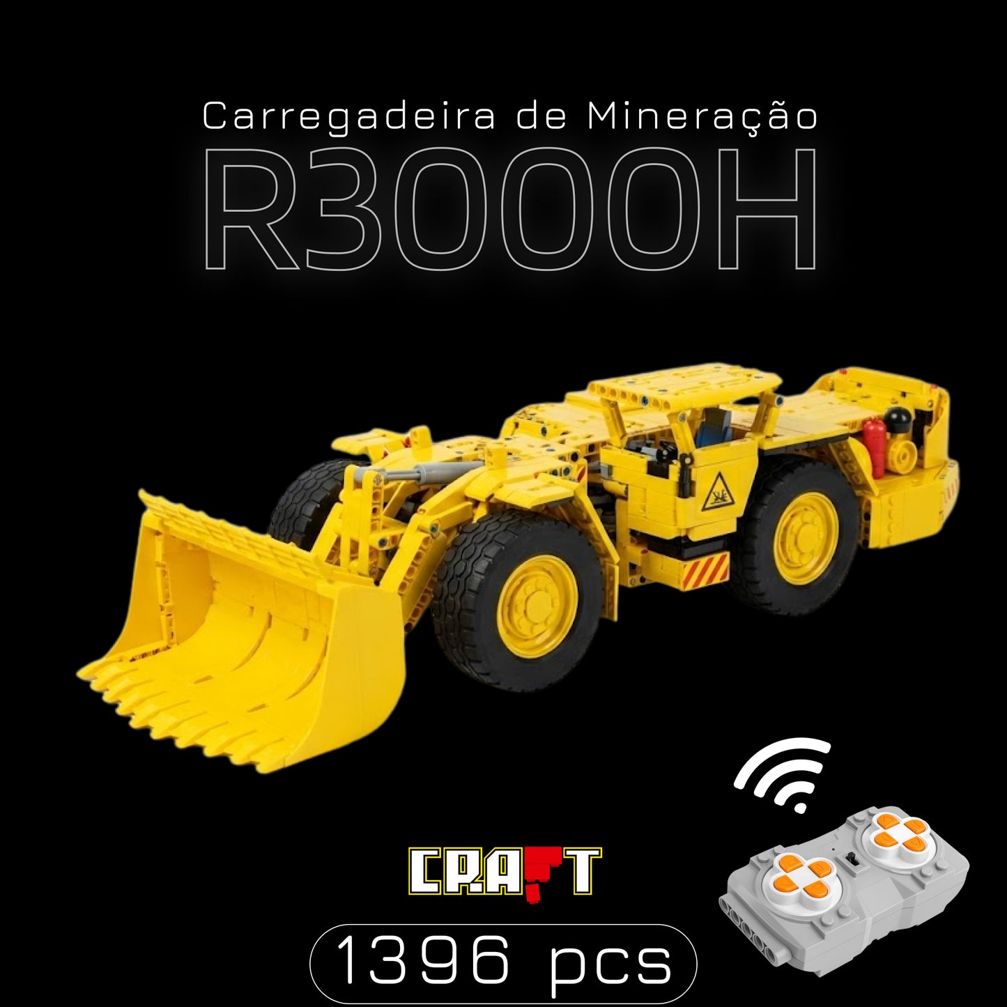 Carregadeira de Mineração R3000H (1.396 peças)