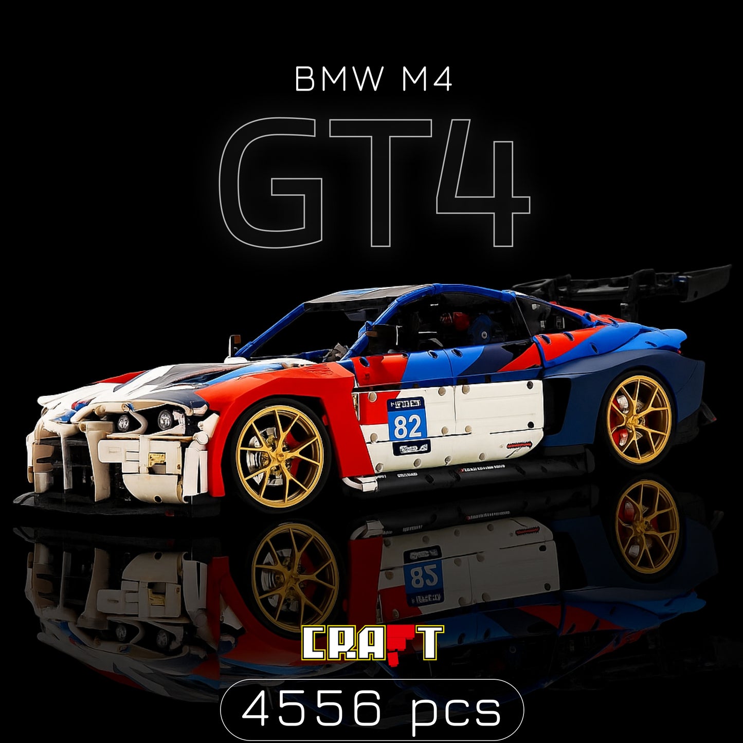 BMW M4 GT4 (4556 peças)