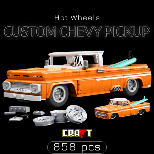 Hot Wheels - Custom Chevy Pickup (858 peças)
