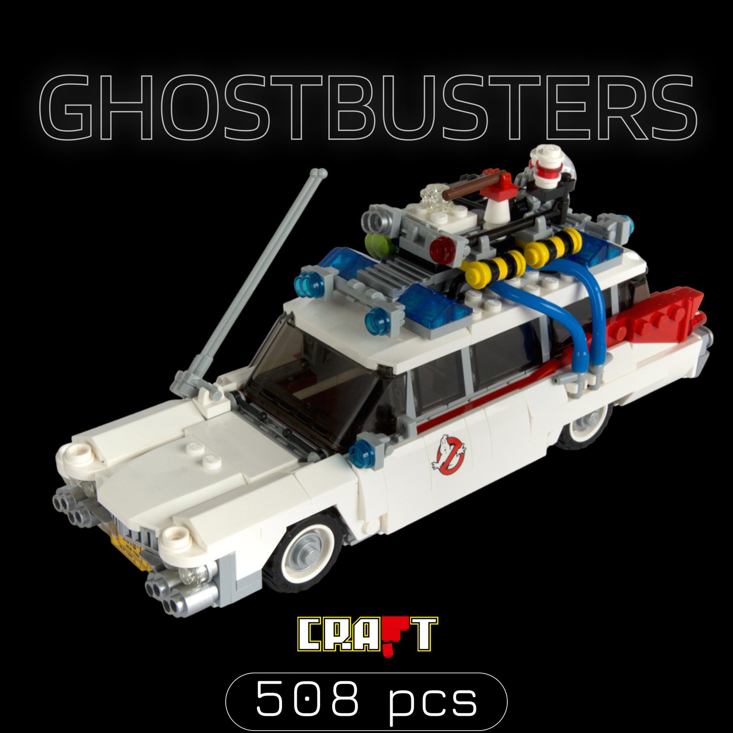 Cadillac ECTO-1 dos Caça-Fantasmas (508 peças)
