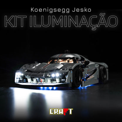 Iluminação para Hypercar Koenigsegg Jesko