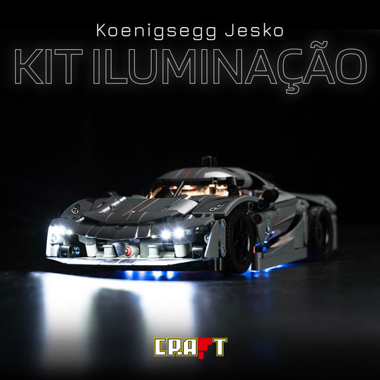 Iluminação para Hypercar Koenigsegg Jesko