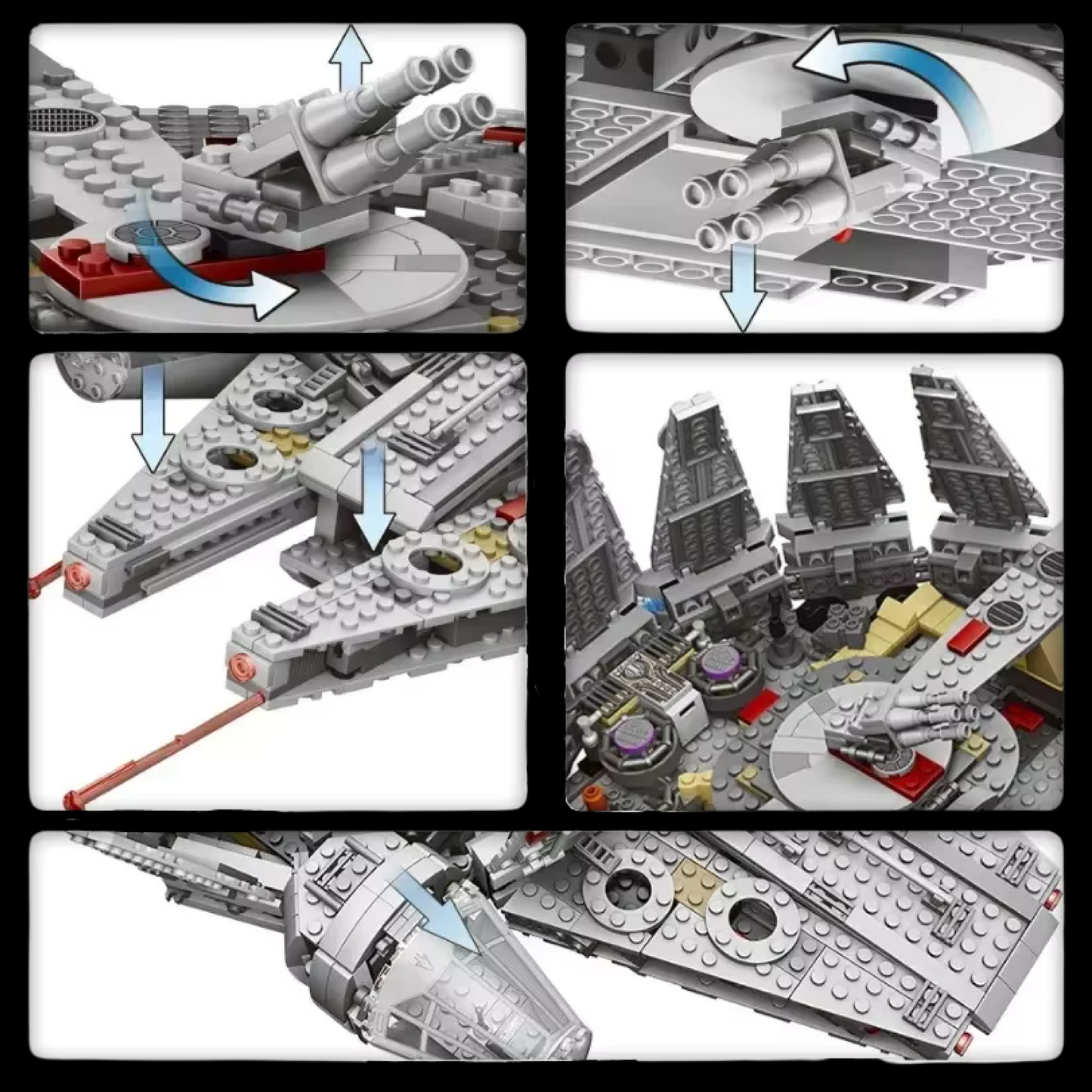 Star Wars - Millennium Falcon (1381 peças)