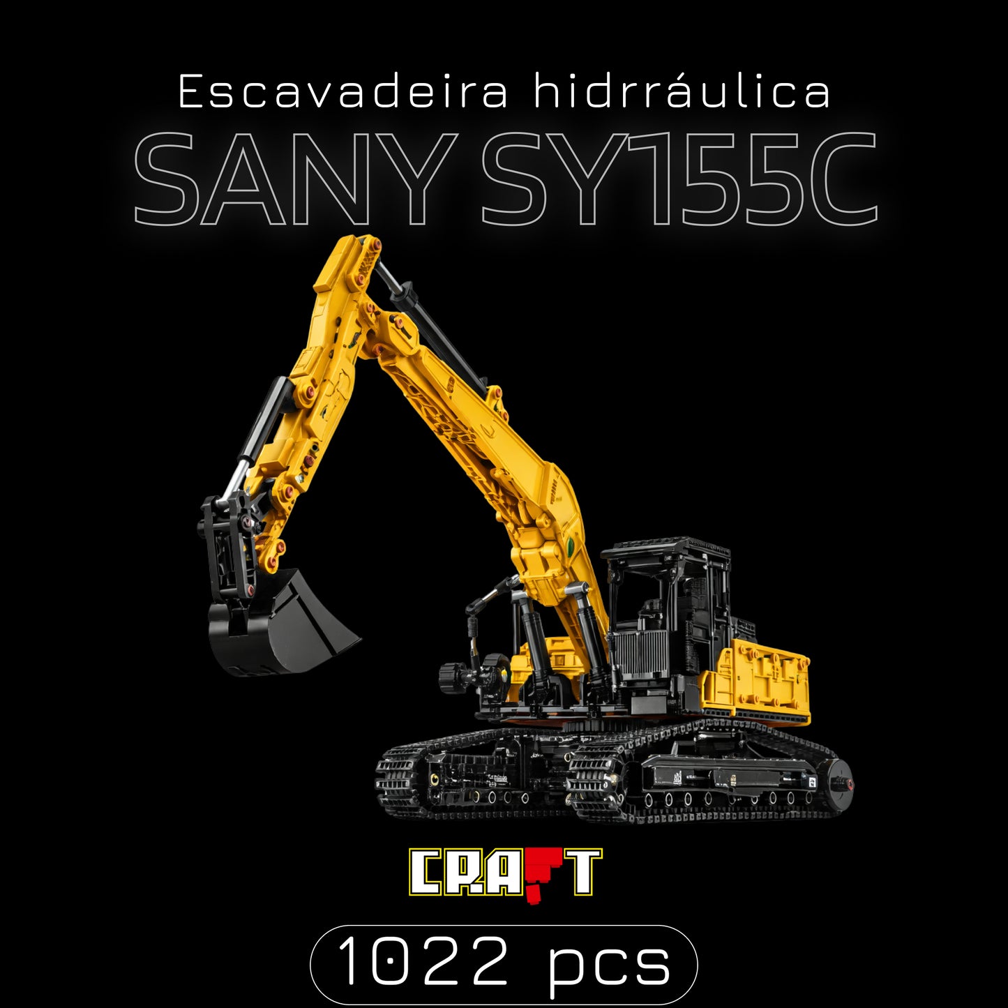 Escavadeira Hidráulica SANY SY155C (1022 peças)