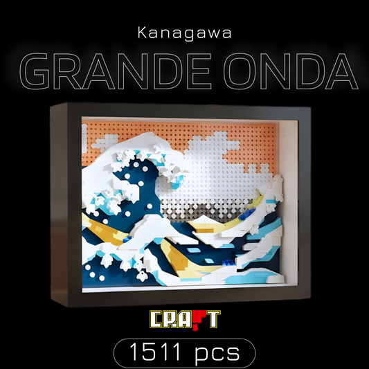 O Museu: A Grande Onda de Kanagawa (1511 micro-peças)
