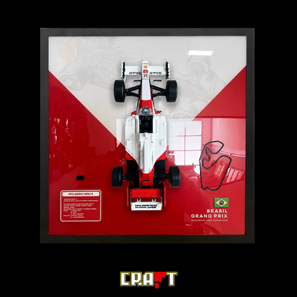 Quadro de Acrílico para a Fórmula-1 McLaren MP4/4 do Ayrton Senna (693 pçs)