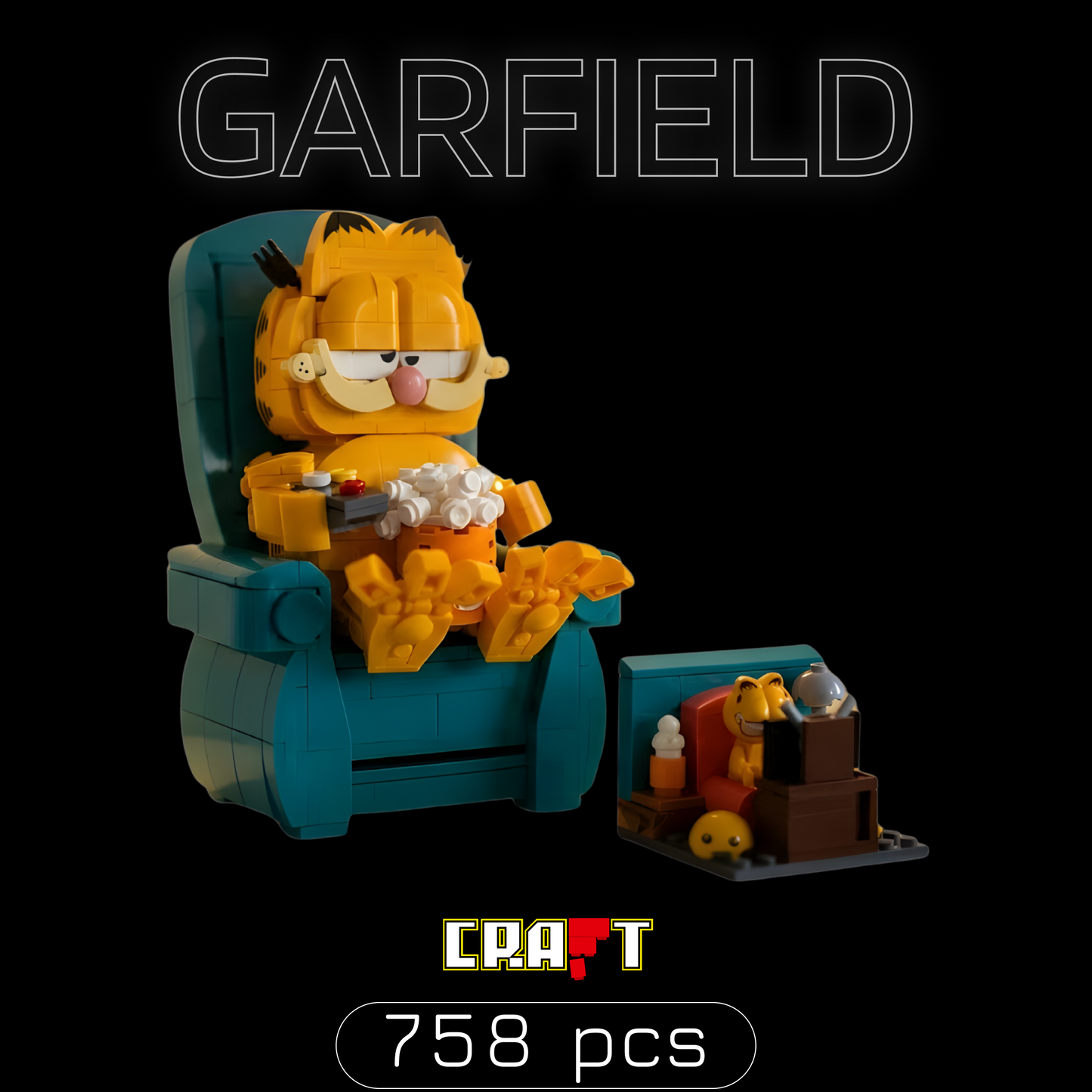 Garfield no Sofá (758 peças)