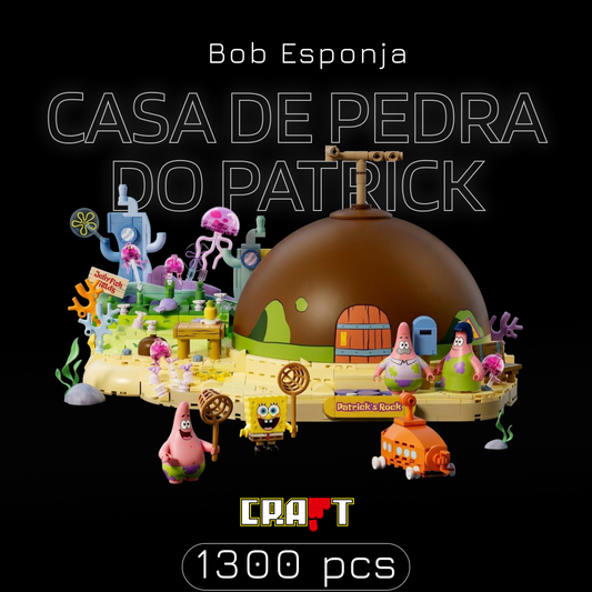 Bob Esponja - Casa de Pedra do Patrick Estrela (1300 peças)