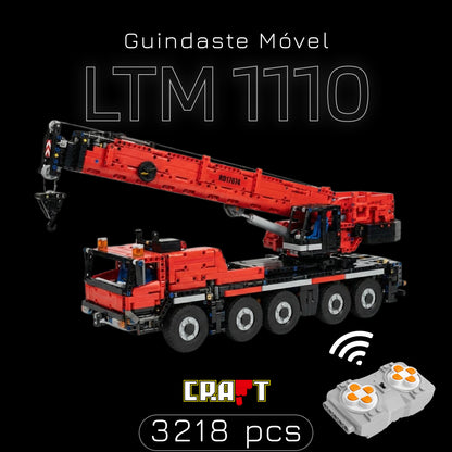 Guindaste Móvel LTM 1110 Vermelho (3218 peças)