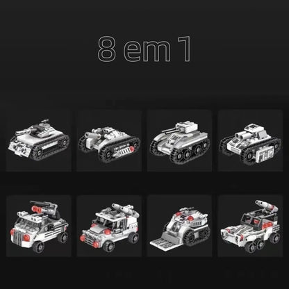 Tanque de Guerra (8 em 1) - Brics Craft