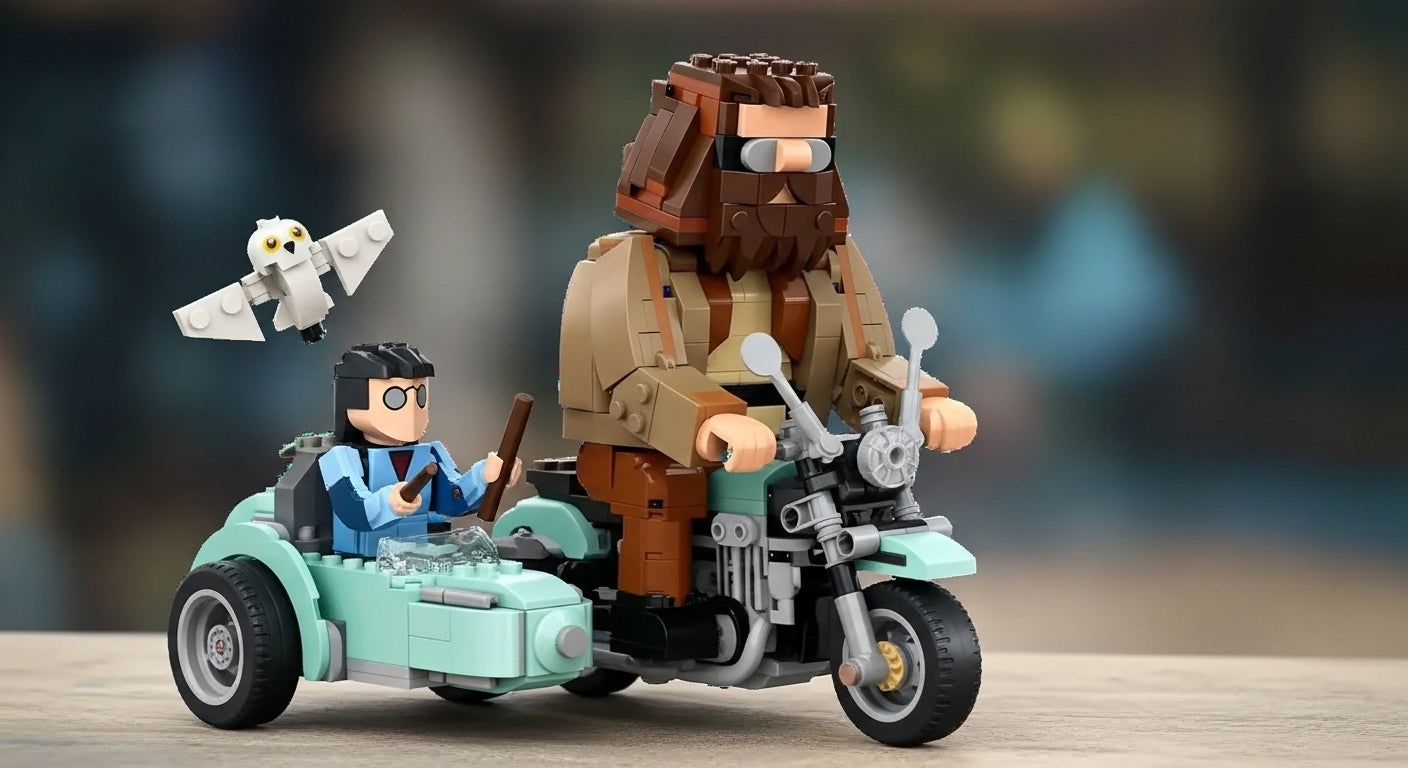 Hagrid & Harry's Motocicleta - Harry Potter (617 peças)