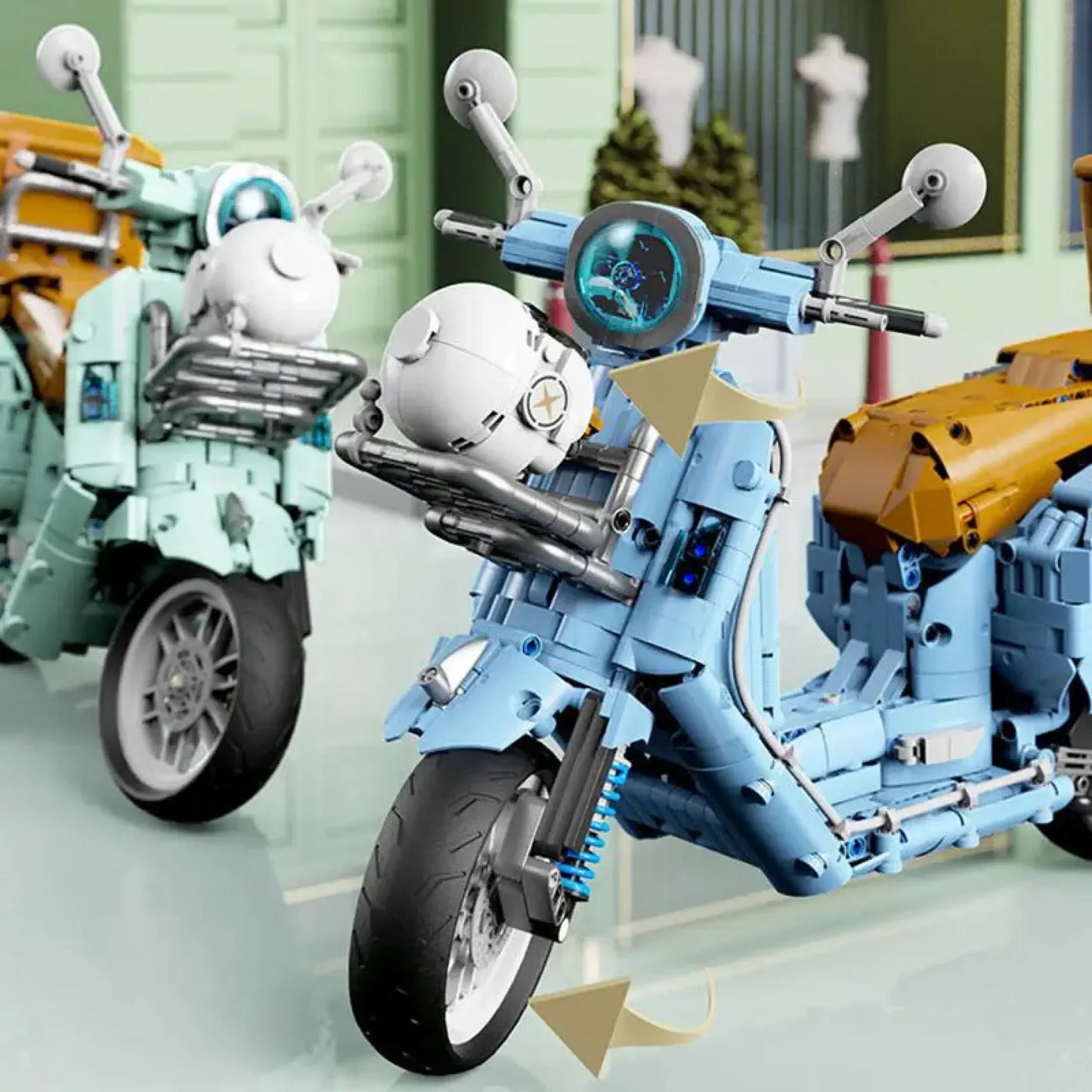 Vespa 125 1828 pcs - Brics Craft